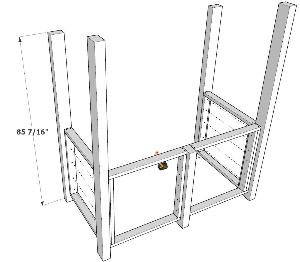 DIY bar arm frame assembly
