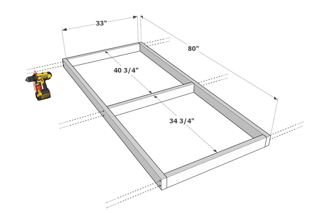 DIY greenhouse door frame construction