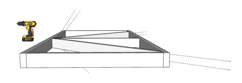 DIY greenhouse door frame construction