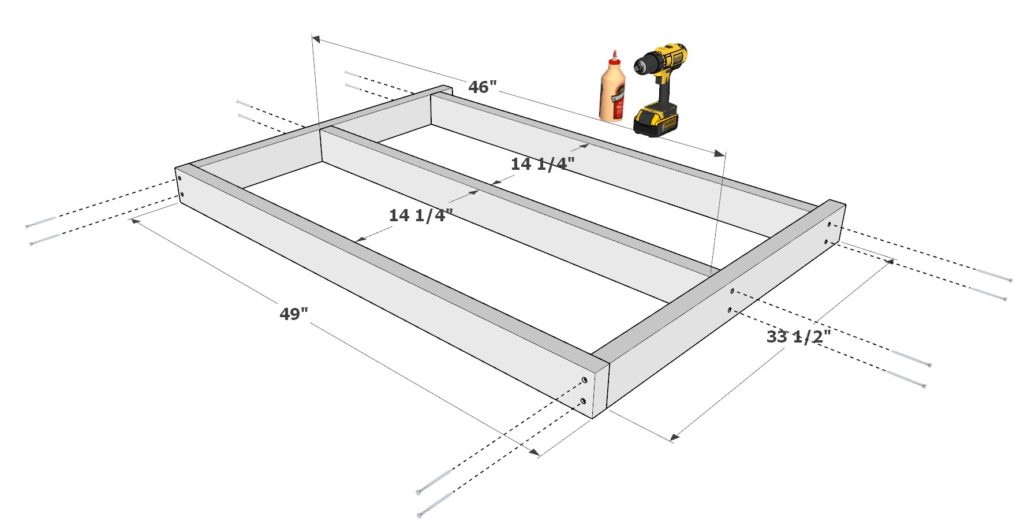 DIY bar frame construction