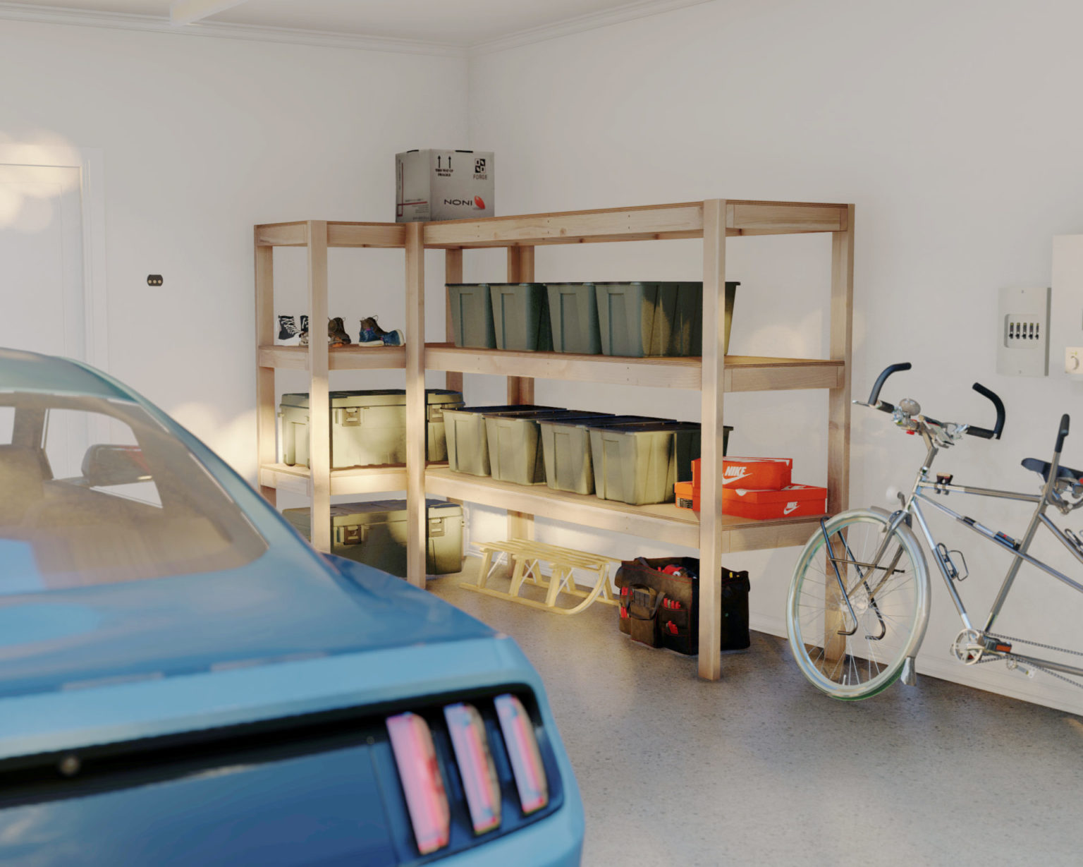 DIY garage storage shelves PDF plan DIY projects plans