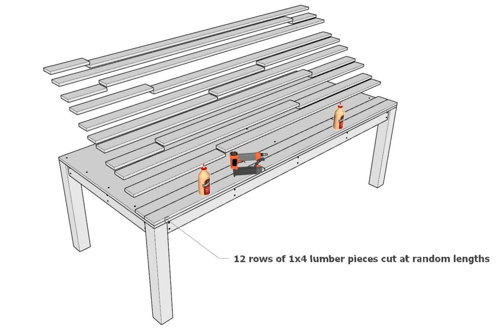 Adding 1x4 lumber to butcherblock table top