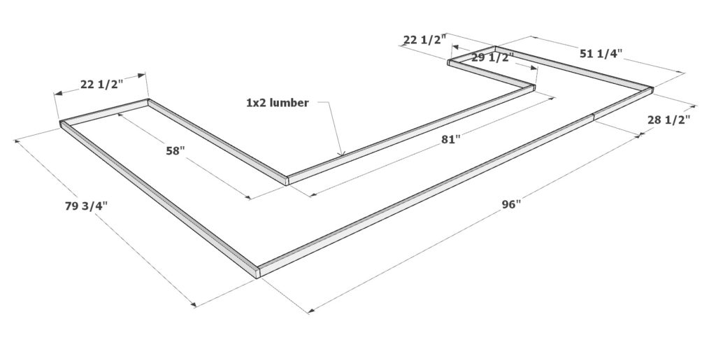 Adding trip to bar top