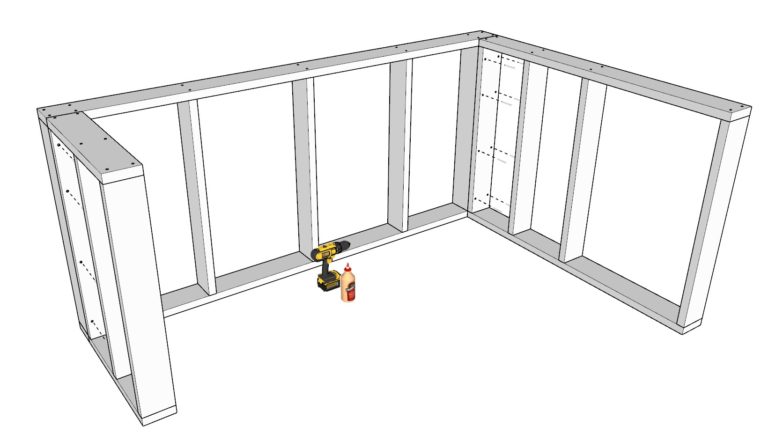 Easy DIY indoor wooden bar plans - DIY projects plans