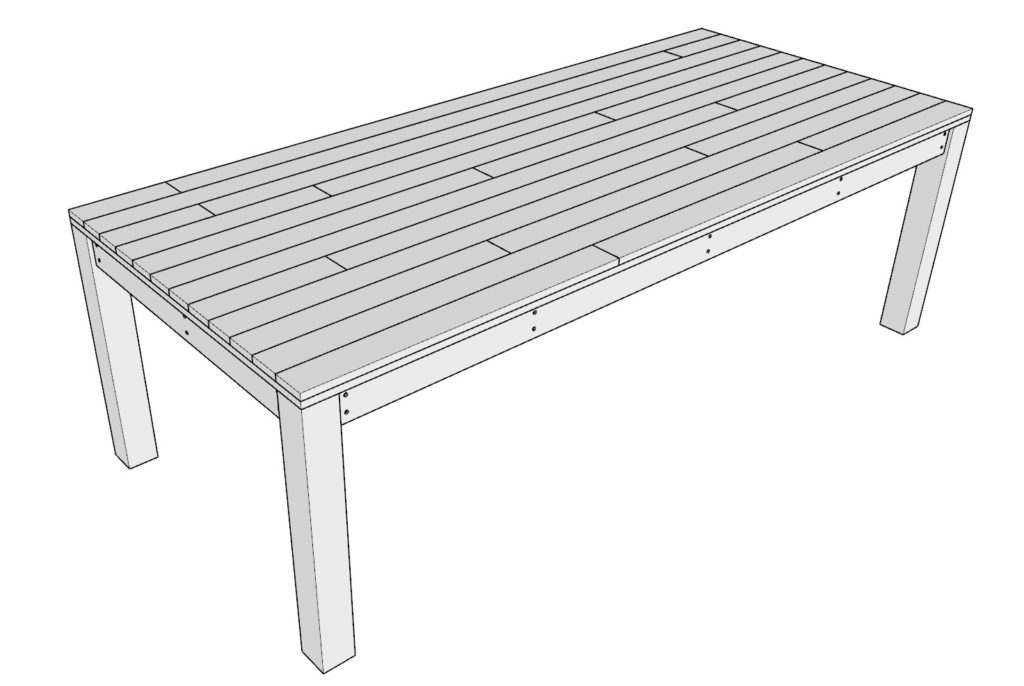 Adding 1x4 lumber to butcherblock table top