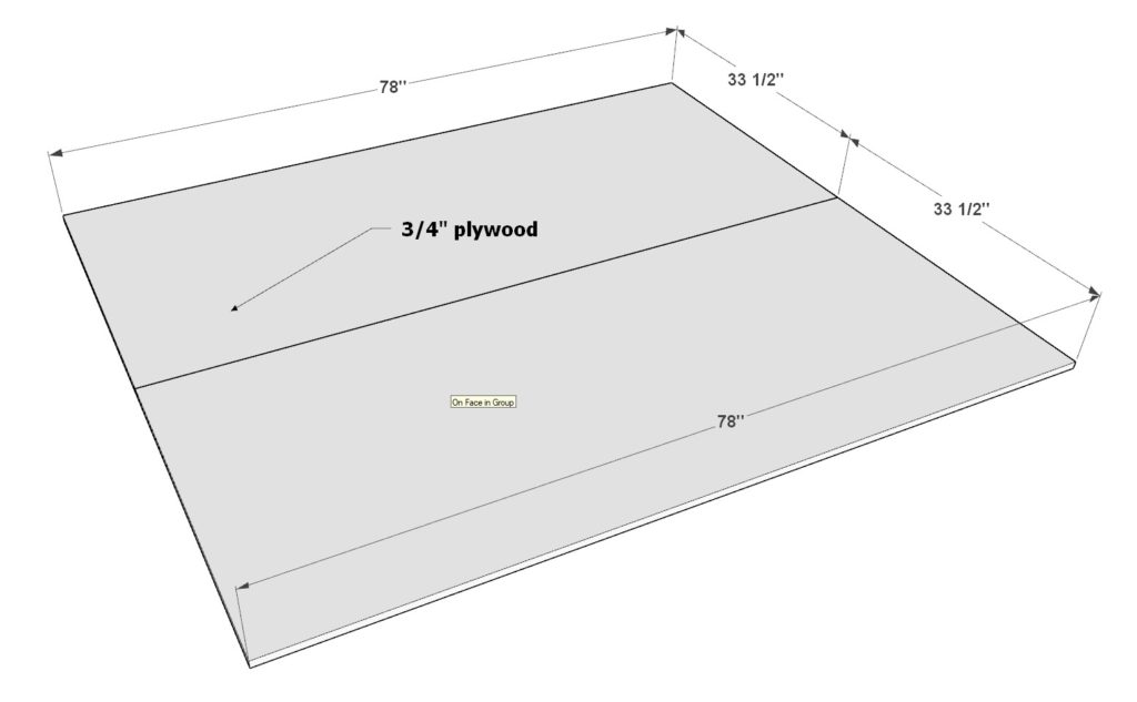 Adding plywood sheets to bed frame