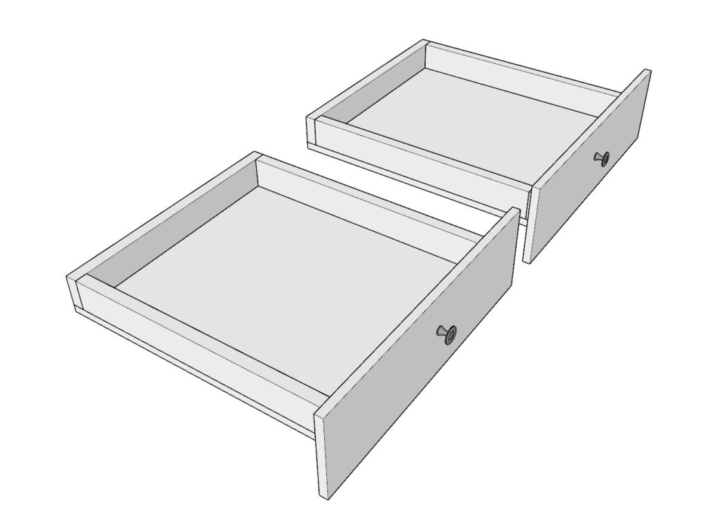 Drawer and storage assembly