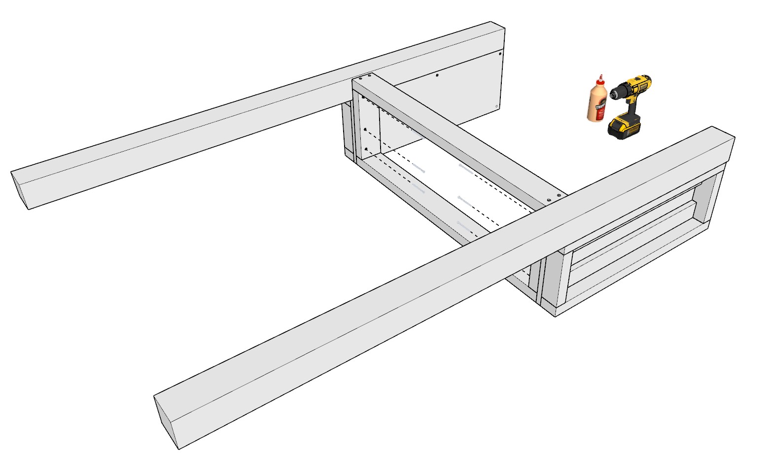 Easy twin loft bed DIY plan DIY projects plans