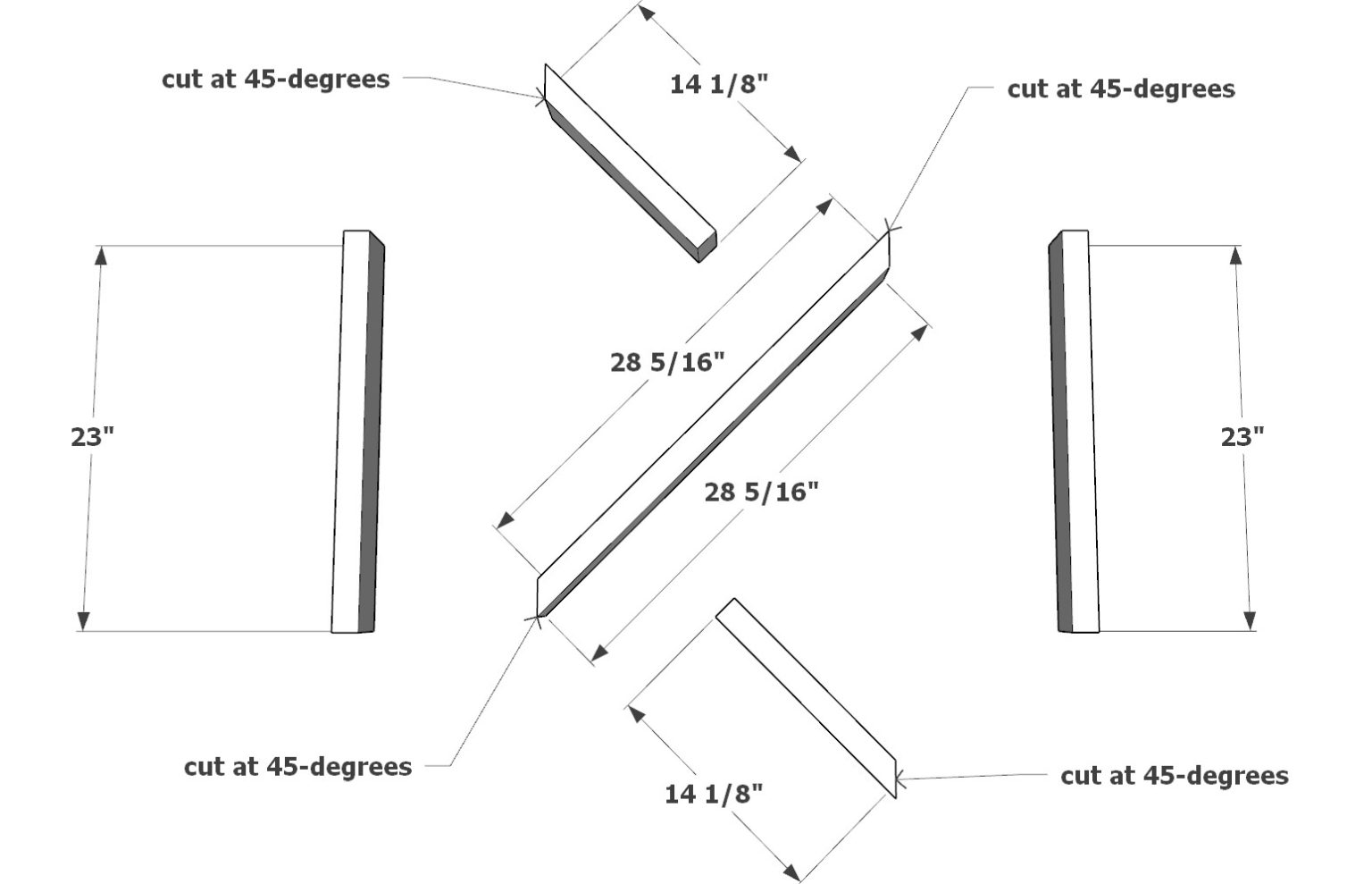 DIY folding table plan DIY projects plans