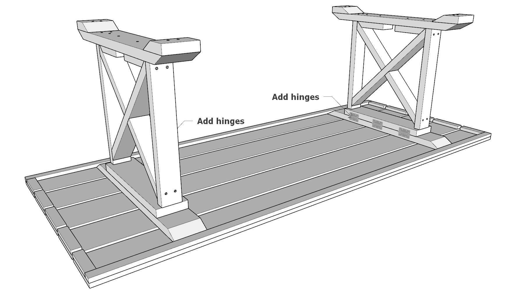 DIY folding table plan DIY projects plans