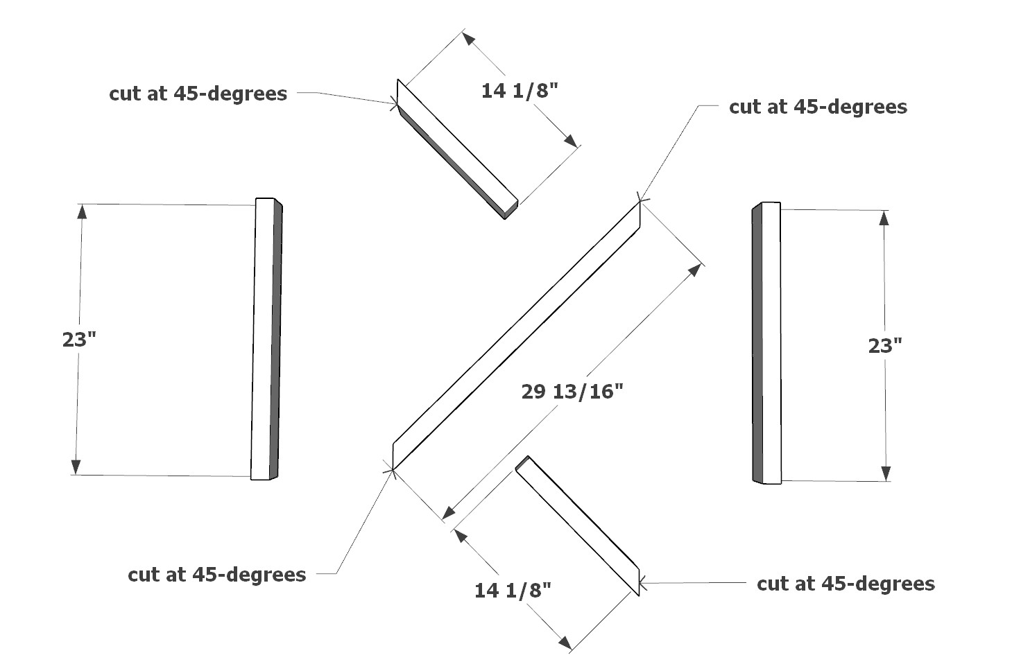DIY folding table plan DIY projects plans