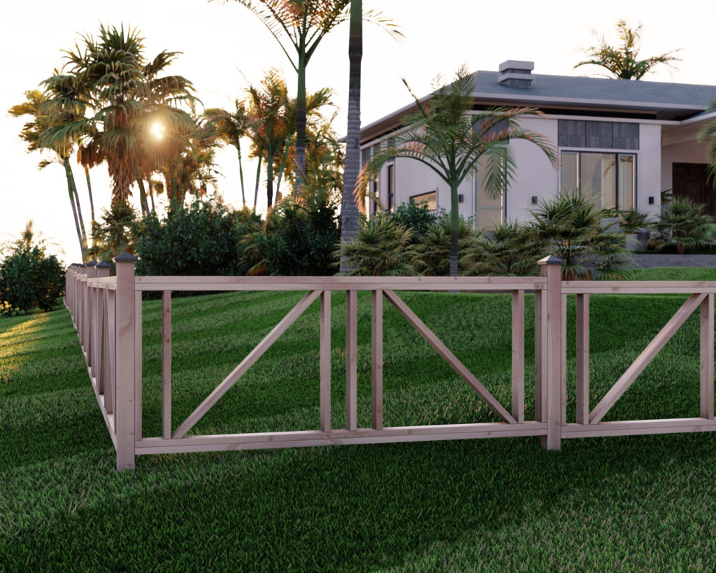 DIY farmhouse fence panels plan,