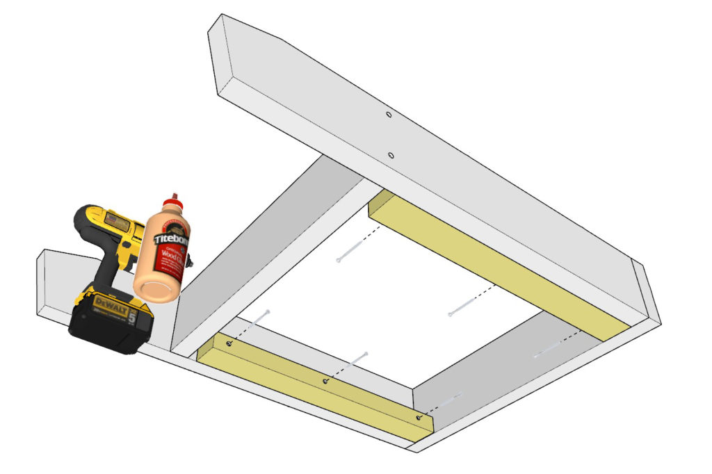 DIY Adirondack Chair seating frame construction and assembly