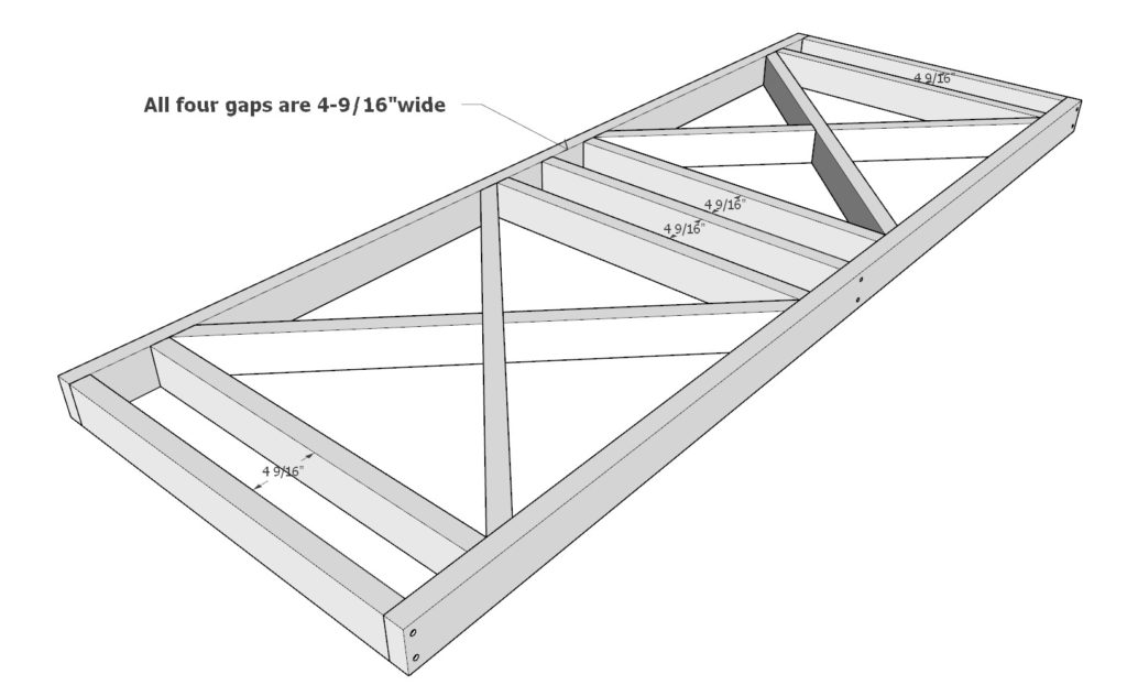 DIY "X" fence 2x4 lumber frame construction