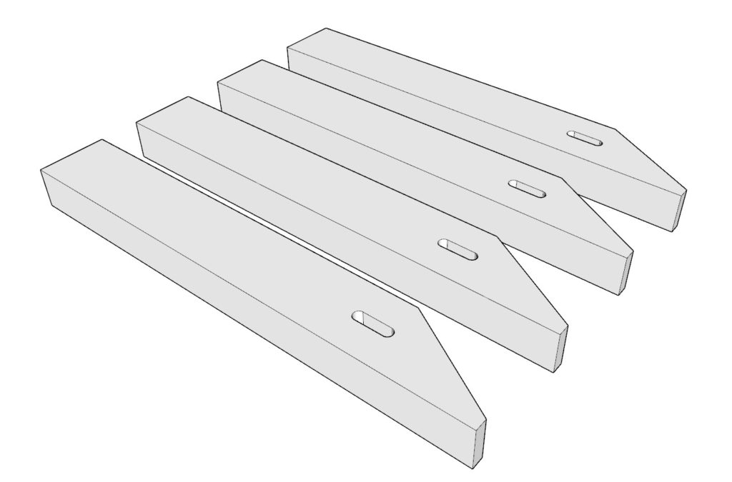 DIY daybed arm rest construction and assembly