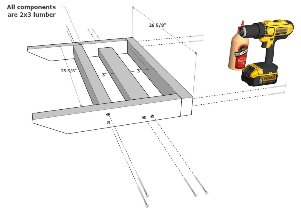 Construction of the futon bed arm rests