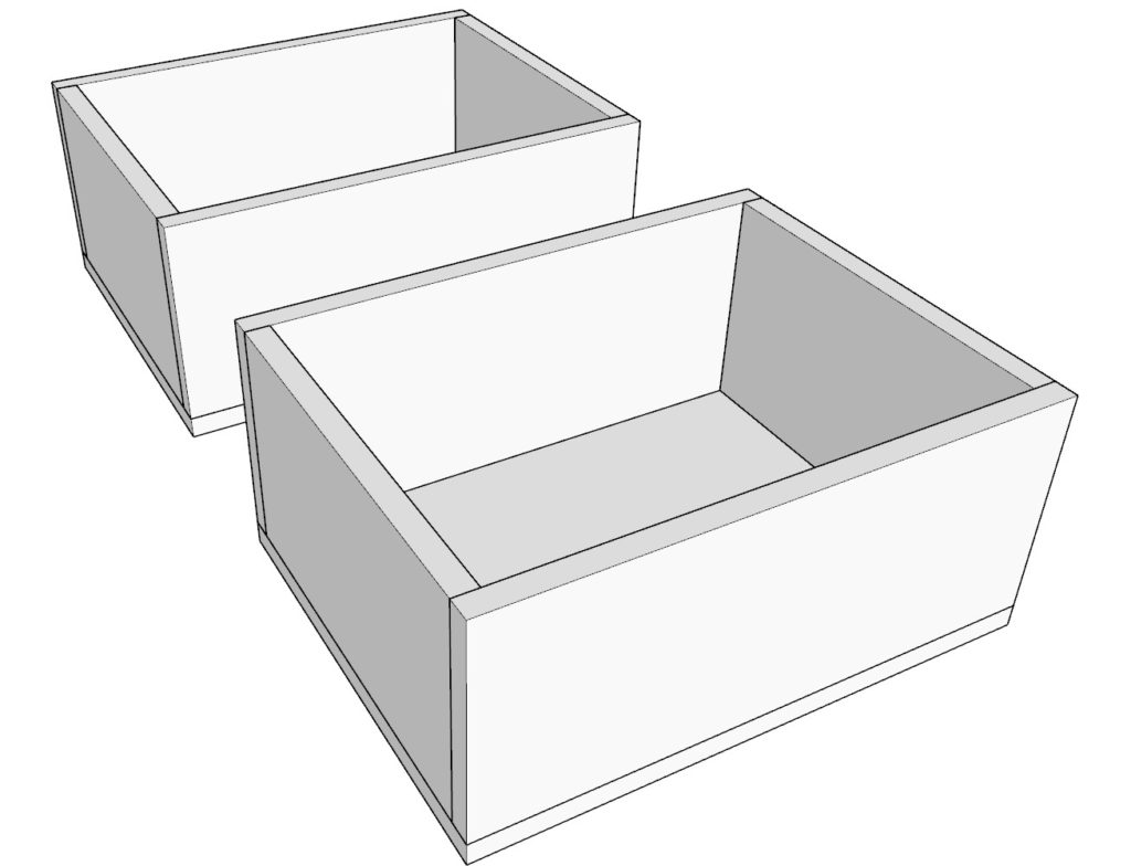 DIY desk drawer assembly