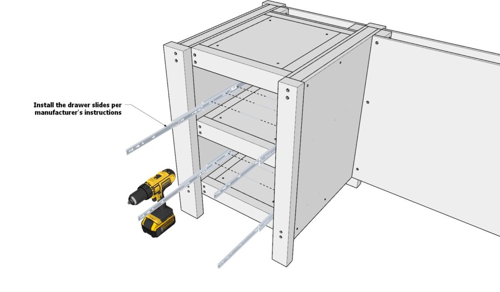 Drawer installation