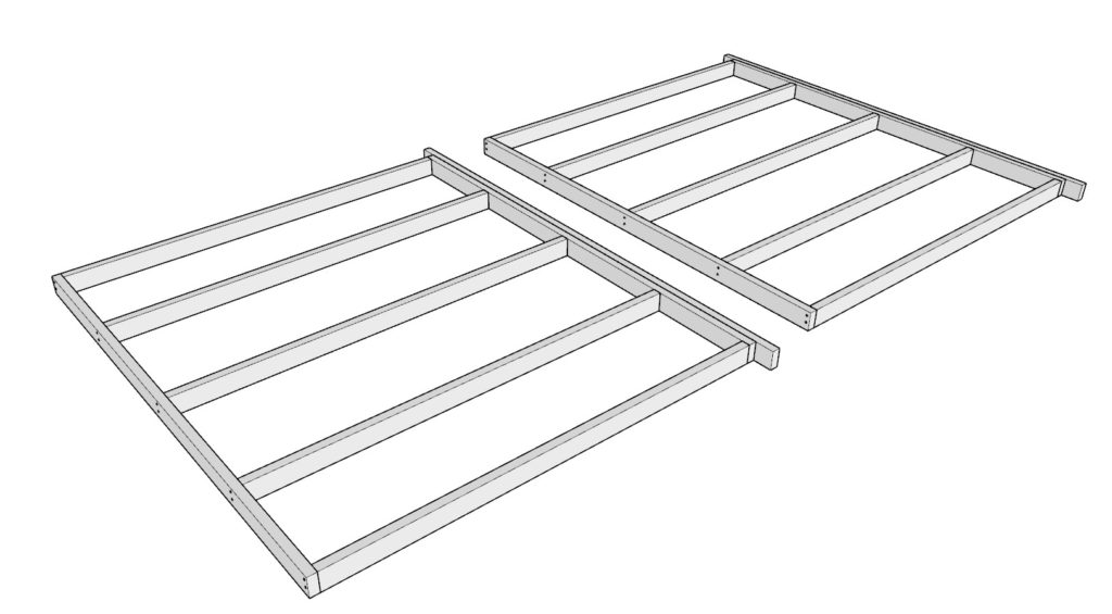 2x4 shed wall frame assembly