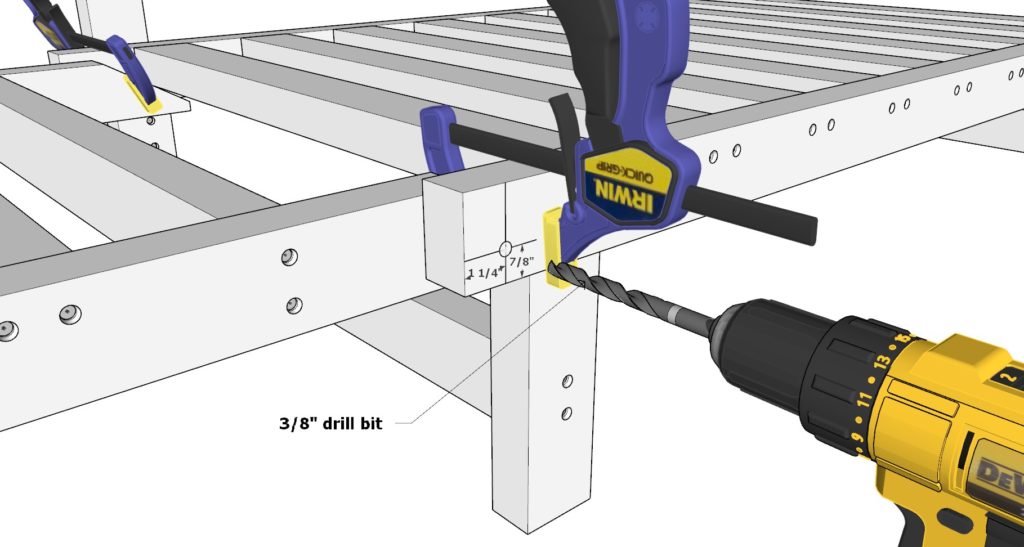 Adding the arm rests to the futon bed