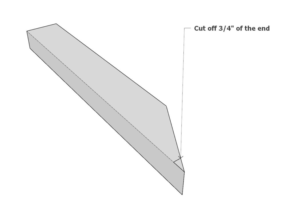 DIY daybed arm rest construction and assembly