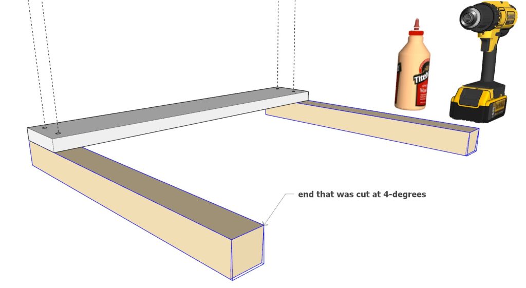 DIY chair frame assembly