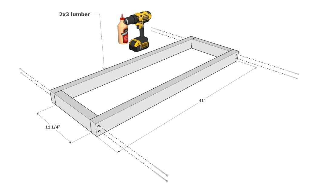 DIY entryway bench with shoe storage plans frame assembly