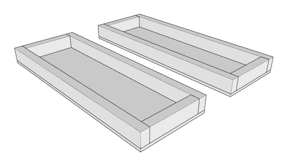 Bar shelve assembly