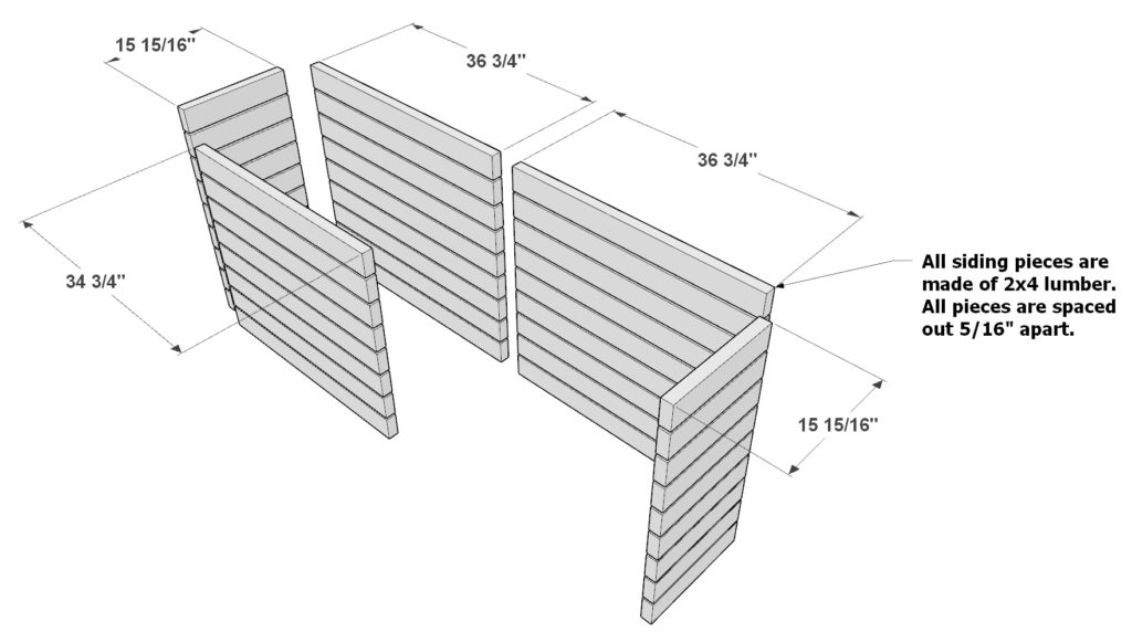 Adding outdoor bar siding