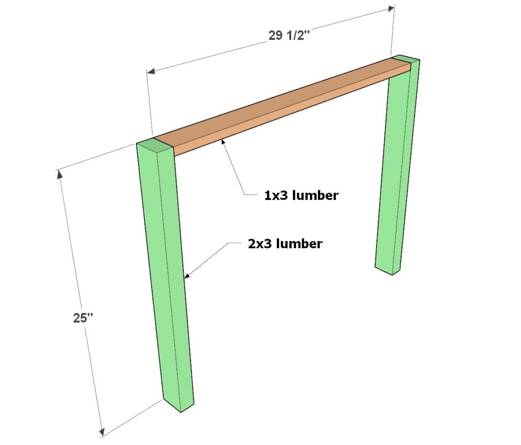 outdoor sink door frame