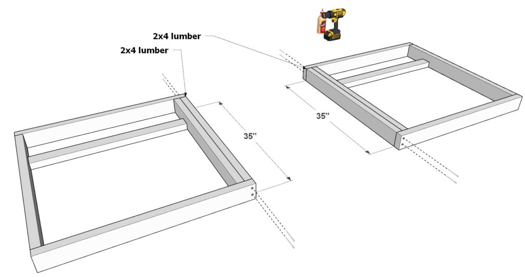 DIY bar frame construction