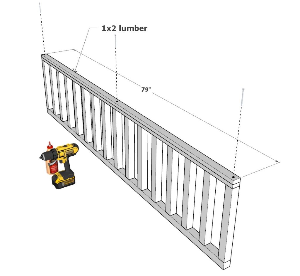 Adding railing to DIY Montessori bed frame