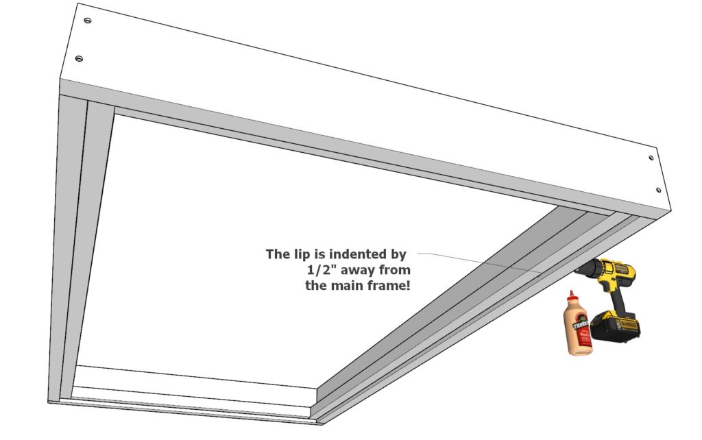 Adding a 2x2 lumber lip