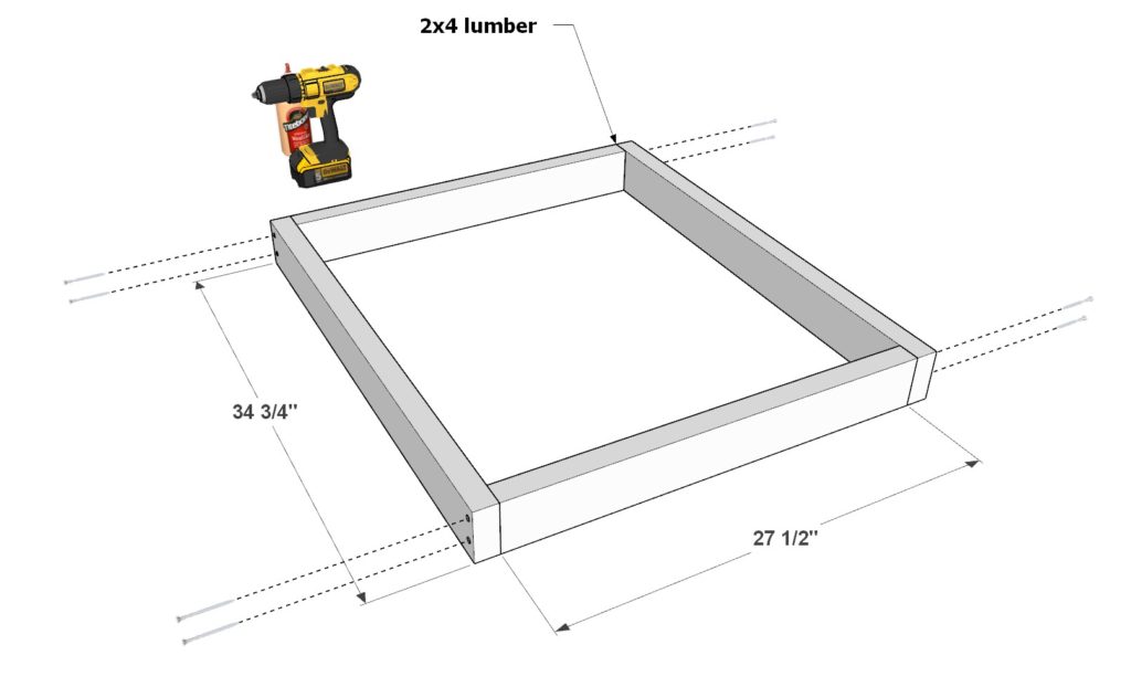 DIY bar frame construction