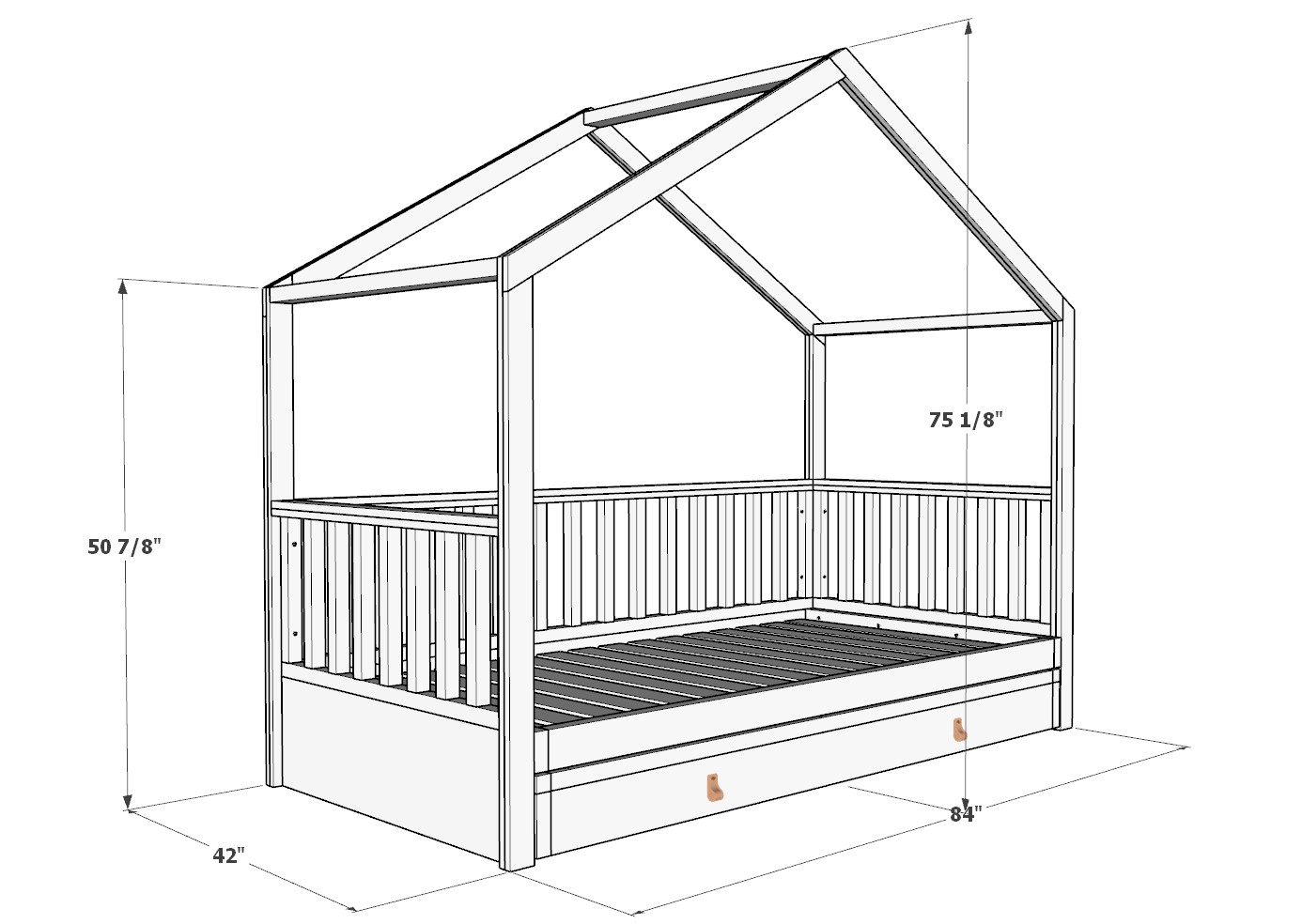 Step-by-Step DIY Guide: Building a Montessori House Bed for Your Child ...