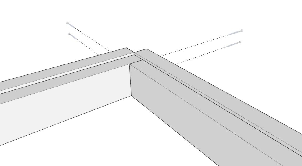 DIY lounge frame constructions