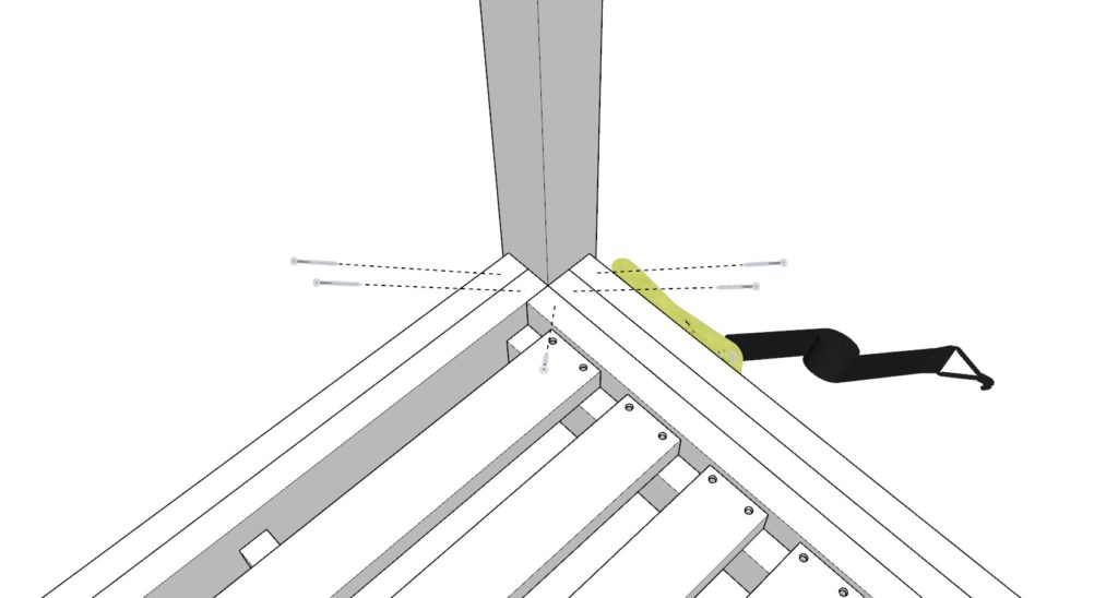 Adding screws to bed frame