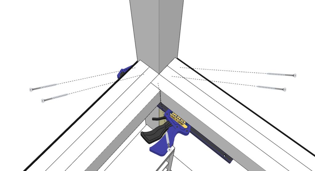 Adding screws to loft bed frame