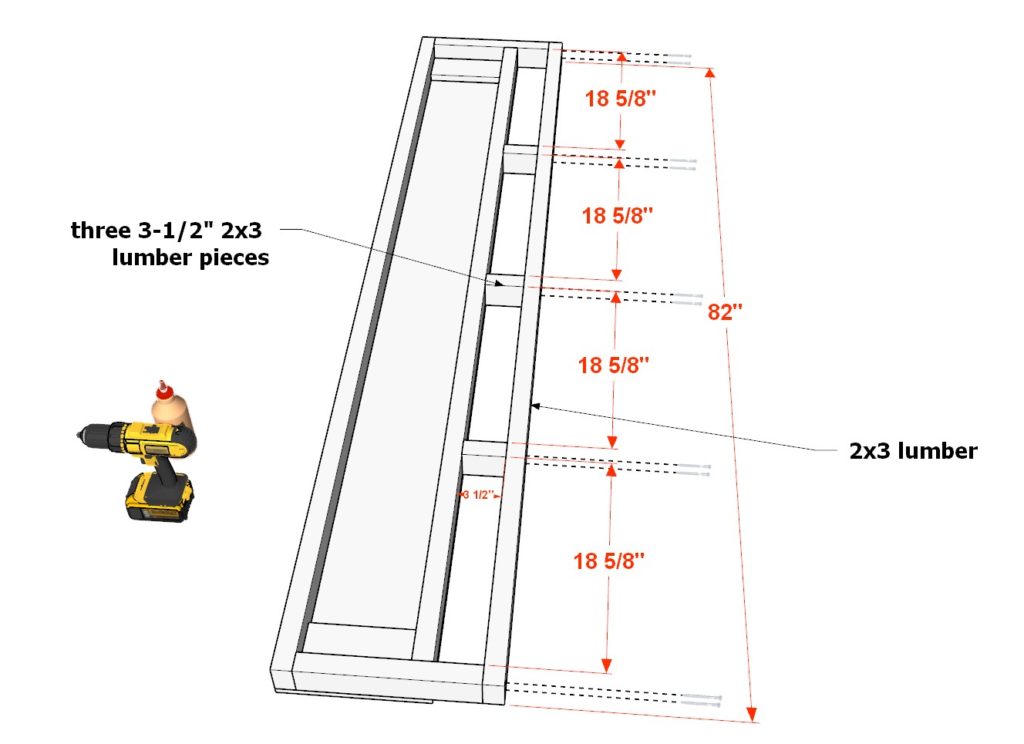 DIY loft bed side rail installation and construction