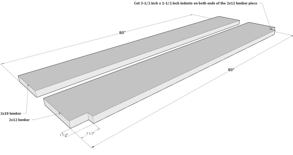 DIY bar shelf top work space area assembly