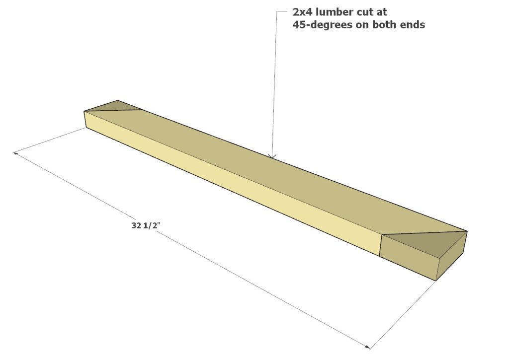 building the garden stand arms