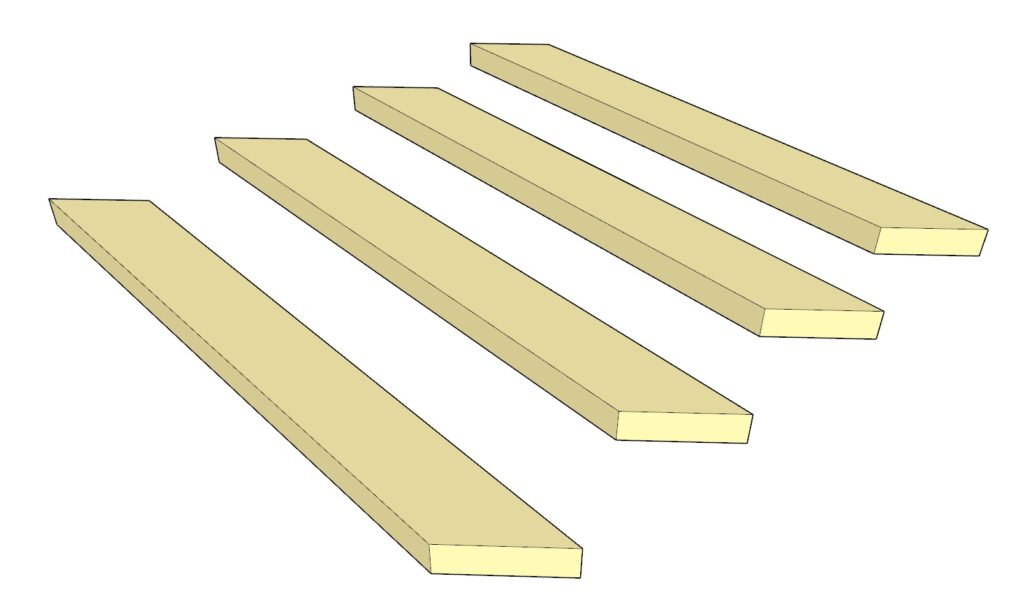 building the garden stand arms