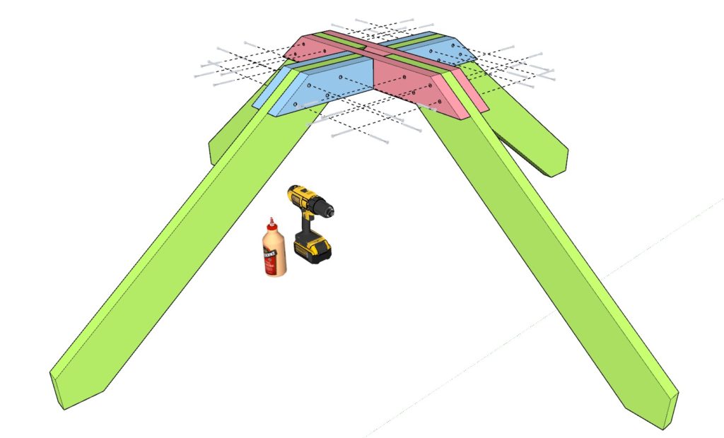 leg frame assembly