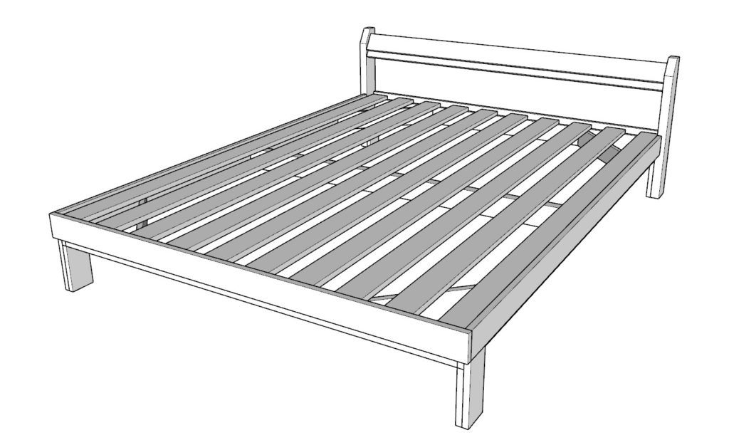 Adding bed decking pieces