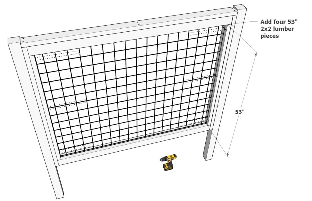Adding fence panel supports