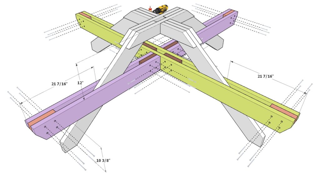 installing seating frame assembly