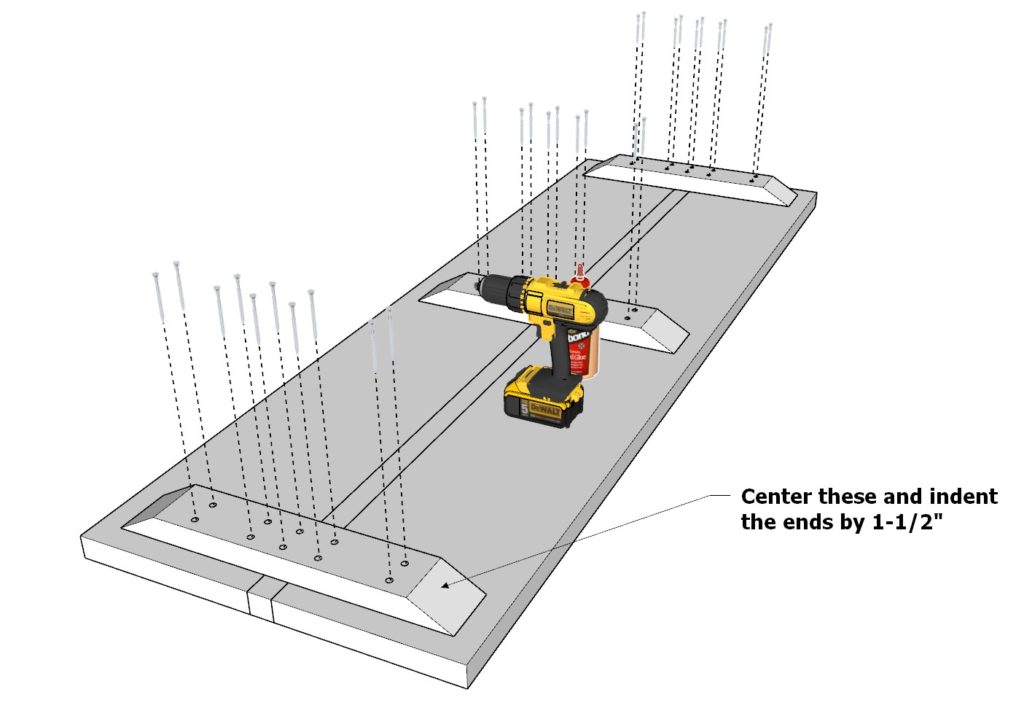 coffee table top construction