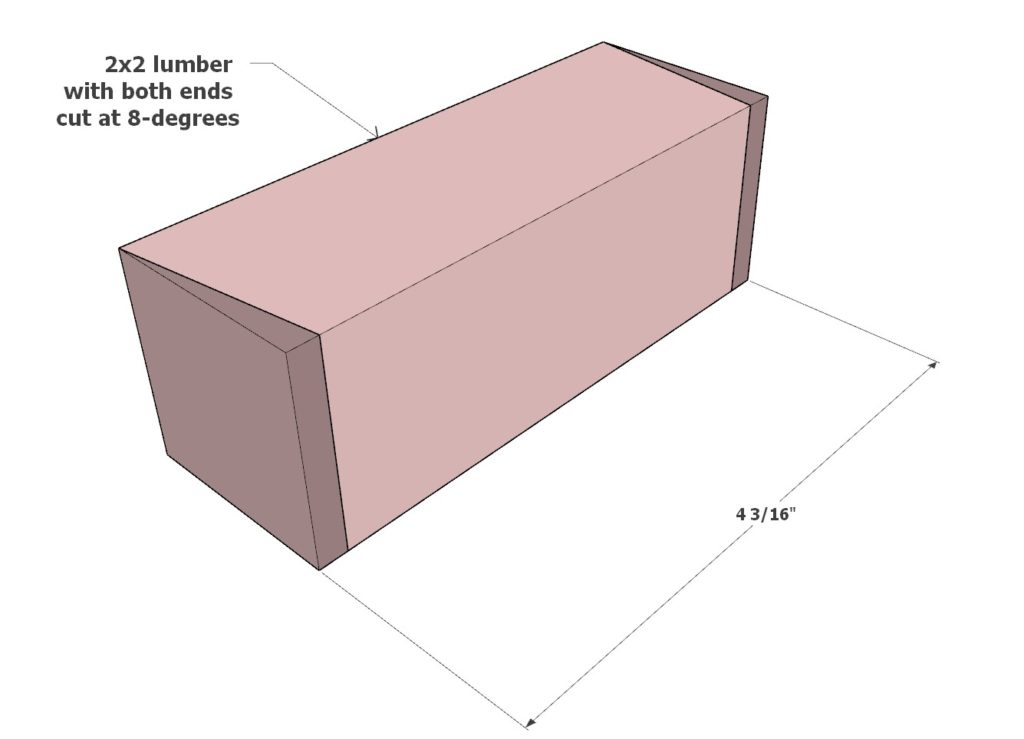 Adding the frame supports of the DIY wheelbarrow