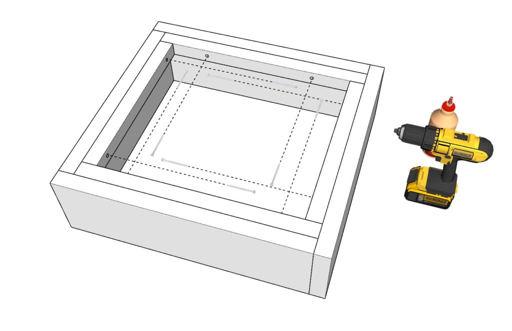 Sofa drawer storage assembly