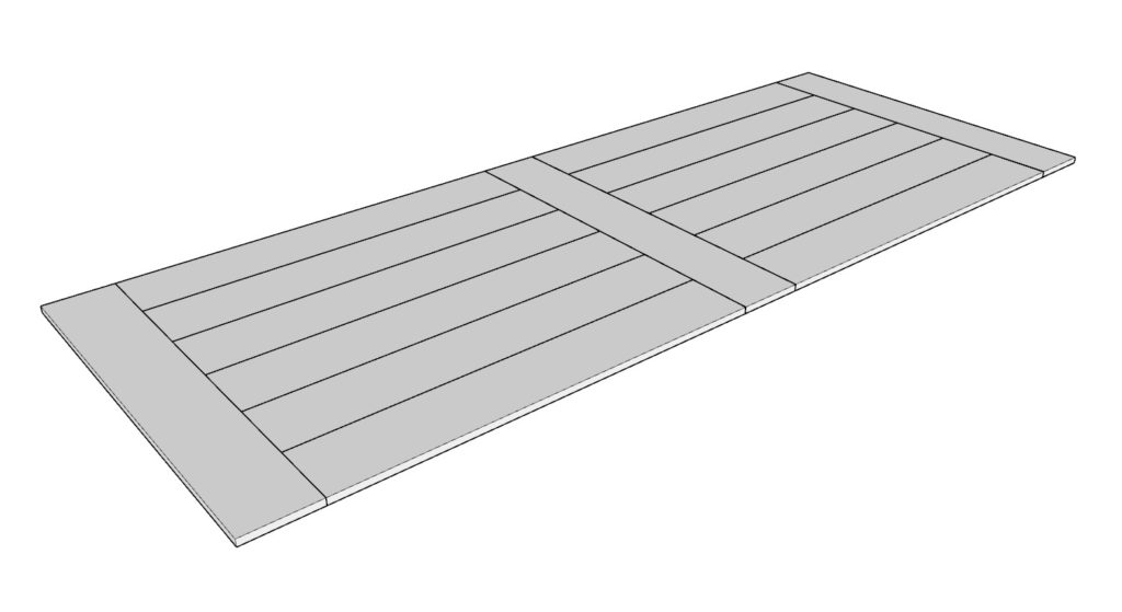 Table top boards and their dimensions